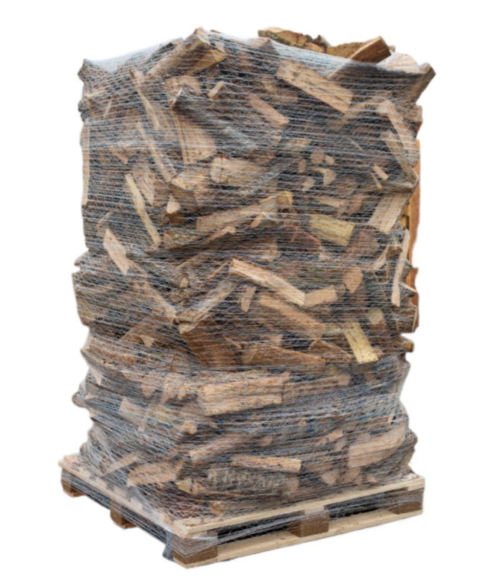 Bois de chauffage 25 cm en ballot sur palette