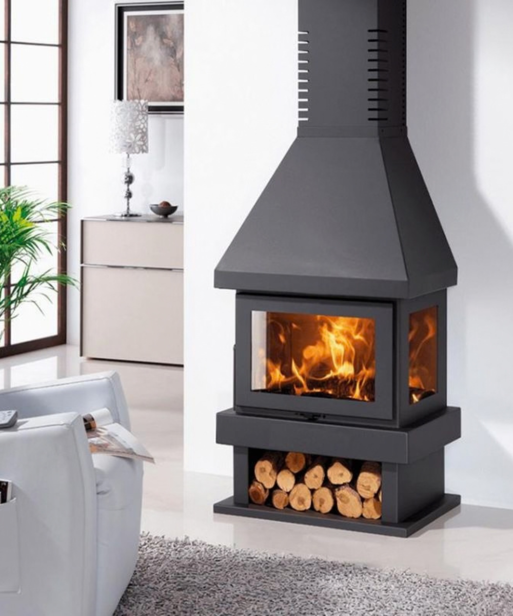 Cheminée PANADERO Canada 8 kW vue de face
