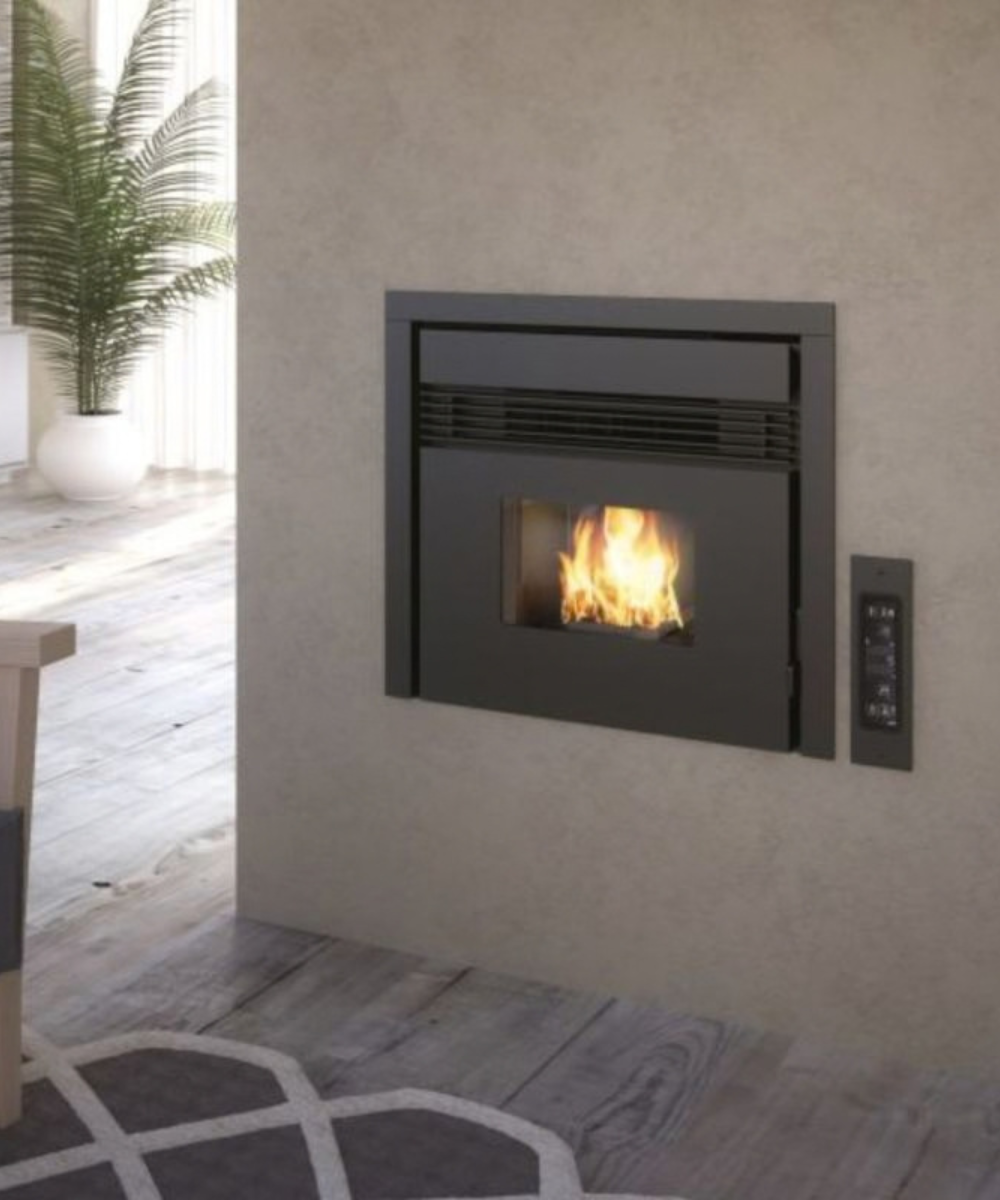 Insert à granulés Prezzemolo PUNTO FUOCO vu de face