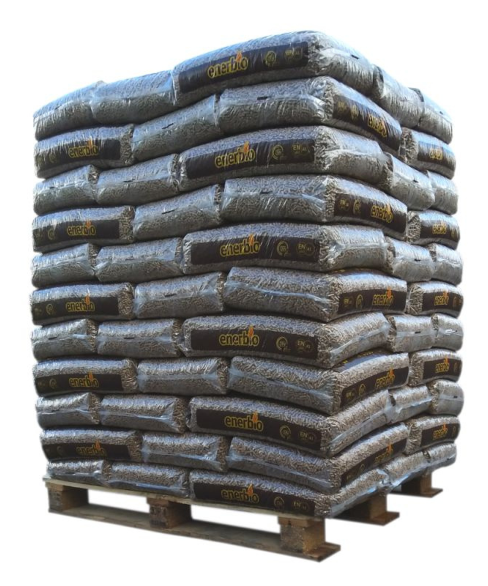 Pellets Enerbio 66 sacs de 15 kg sur palette