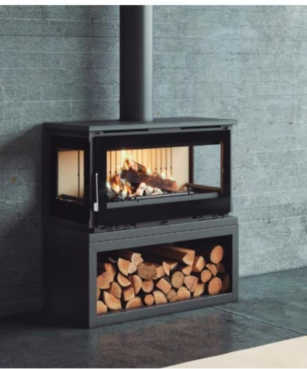 Poêle à bois FIREMATIC Calgary-S – vue de face