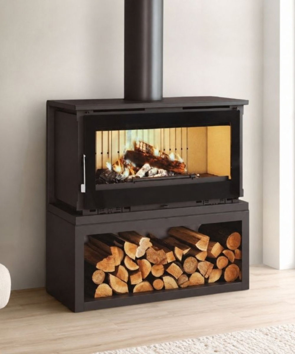 Poêle à bois FIREMATIC Toronto-S 12,6 kW vue de face