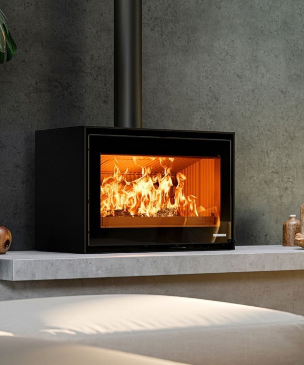 Poêle à bois THERMOROSSI Moon 5,7 kW vue de face