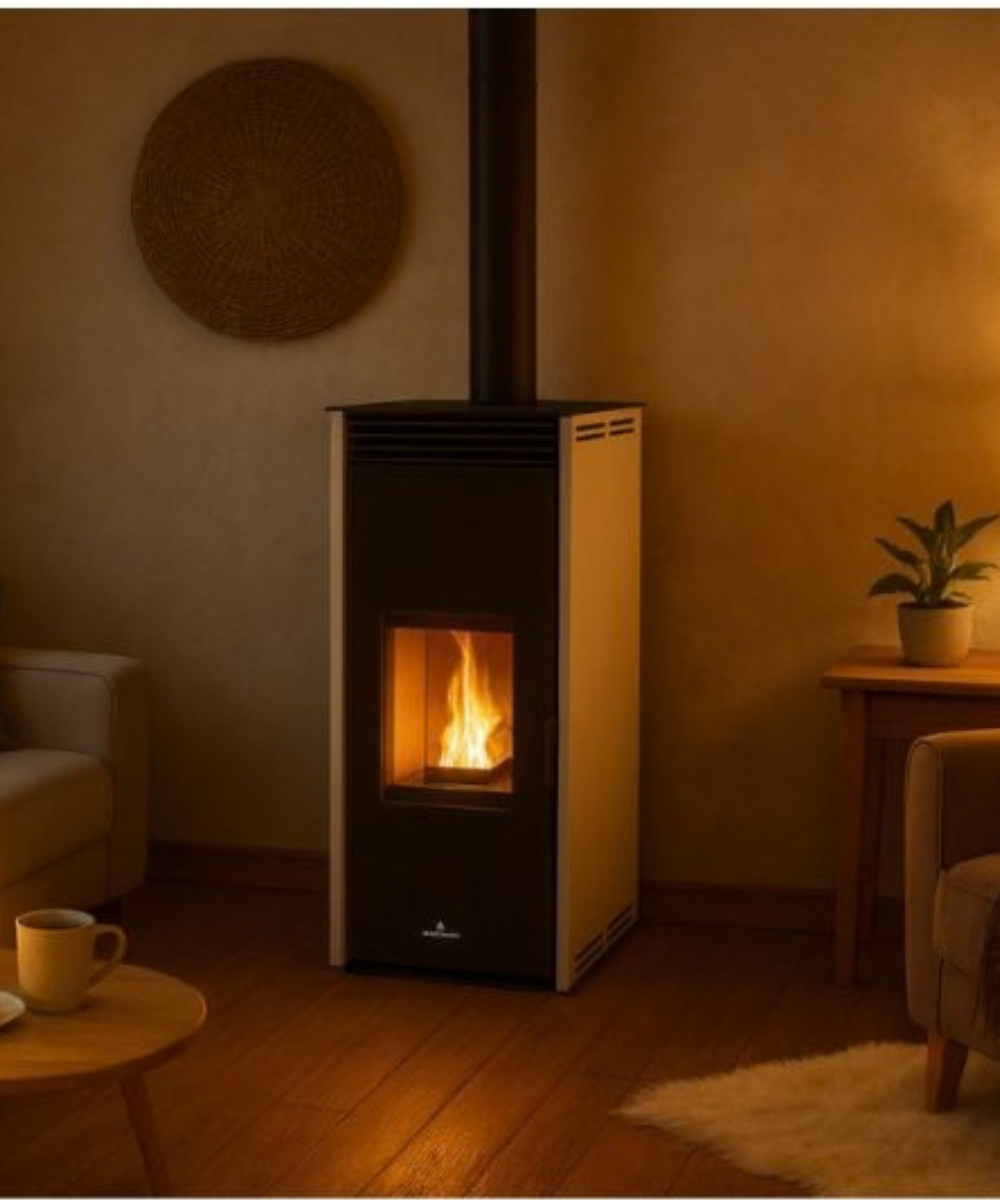 Poêle à granules sans électricité 10 kW - BRONPI Free 11