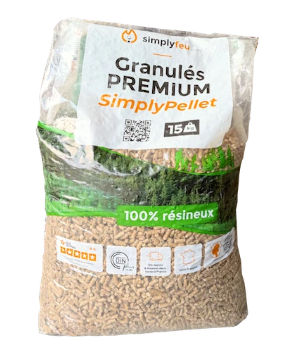 Granulés Premium SimplyPellet – 65 sacs de 15 kg – Image 2