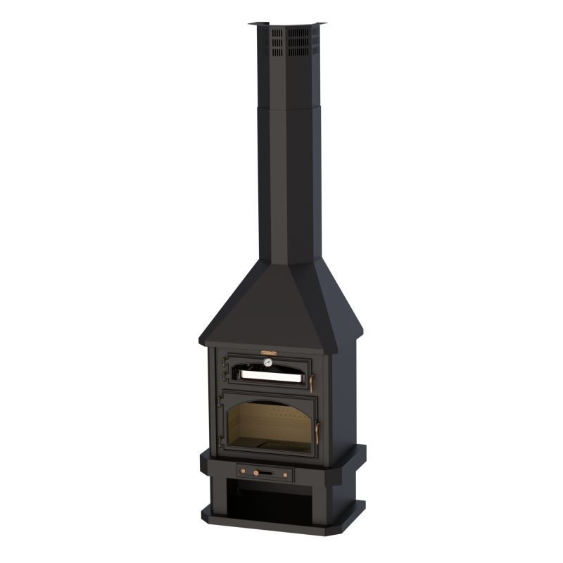 Cheminée avec four BRONPI Ebro – 15 kW – Image 9