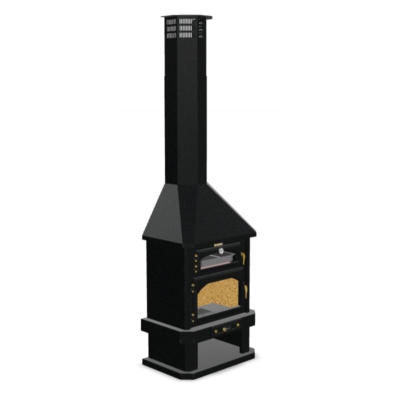 Cheminée avec four BRONPI Ebro – 15 kW – Image 8