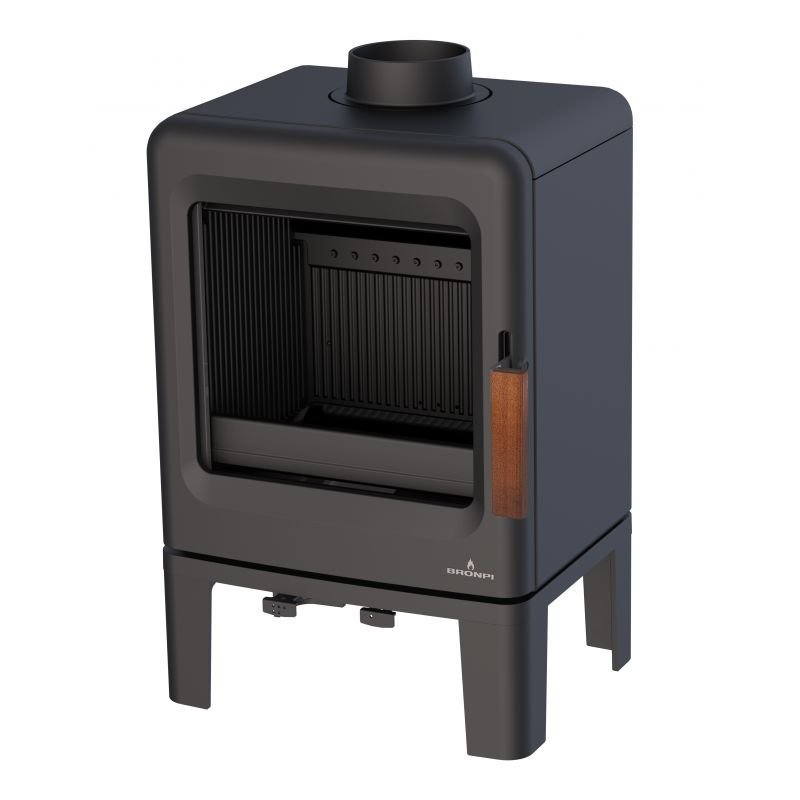 Poêle à bois BRONPI Lira étanche en fonte – 5 kW – Image 7